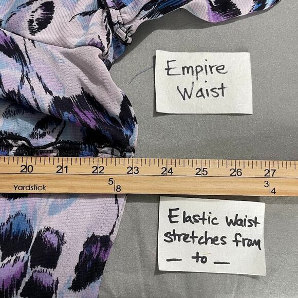 Axcess Size Large Pastel Mesh Babydoll Top Romantic Y2K Feminine Fairy Coquette - Picture 9 of 10